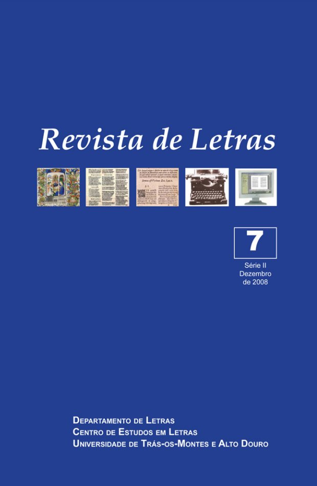 Revista de Letras, série II, nº7, dezembro de 2008