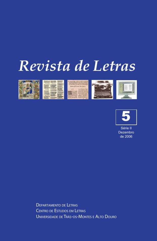 Revista de Letras, série II, nº5, dezembro de 2006