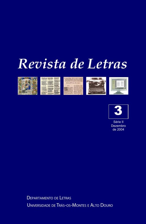 Revista de Letras, série II, nº3, dezembro de 2004