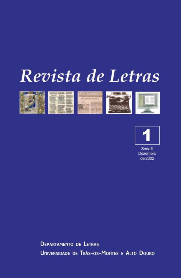 Revista de Letras, série II, nº1, dezembro de 2002